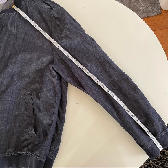 Robert Barakett Harrison Bomber Jacket Blue Men’s Size XL - Picture 6 of 9